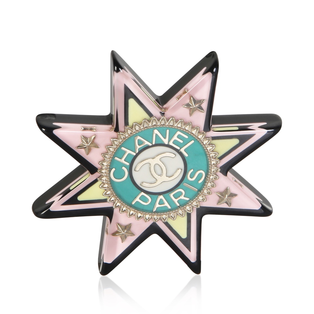 Chanel 2017 Resin Star Brooch
